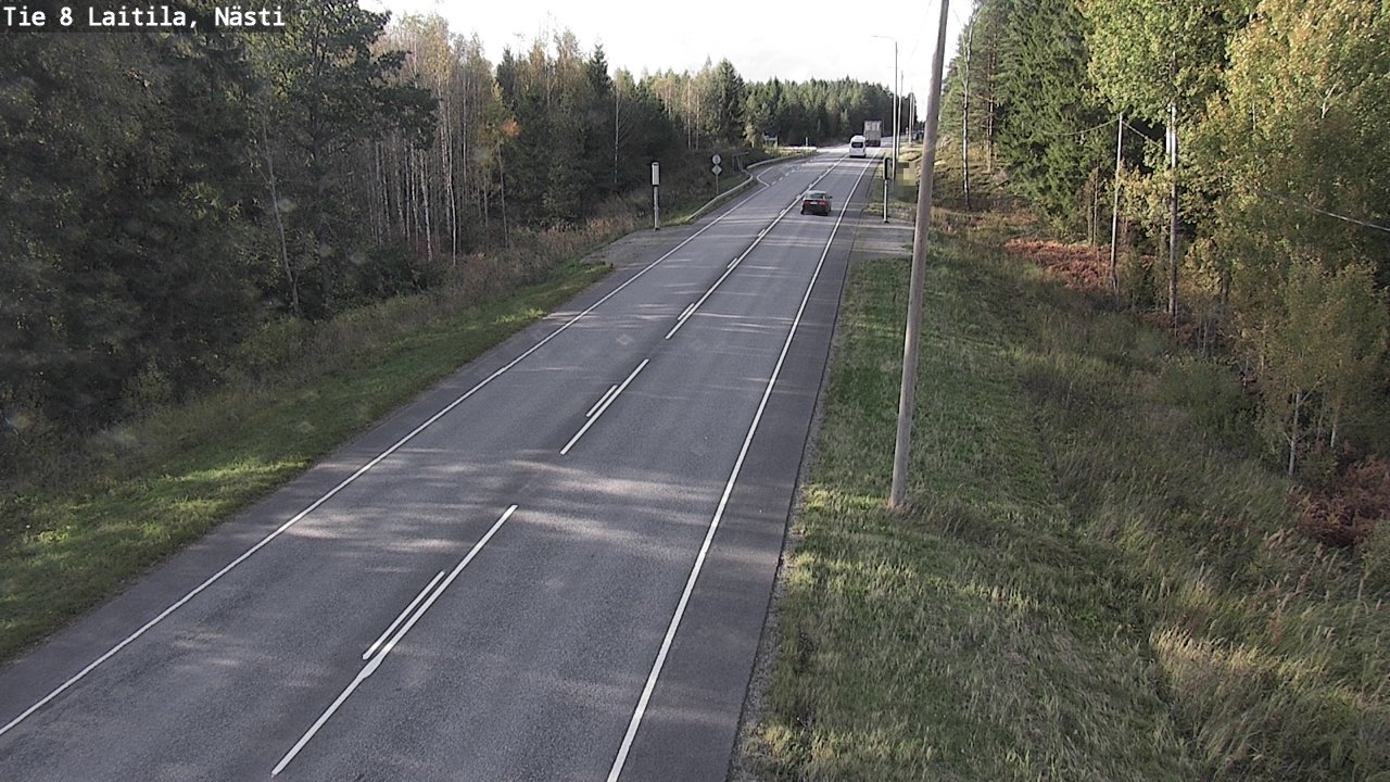 Weather Camera Image Road 8  Laitila, Nästi, Laitila, Varsinais-Suomi