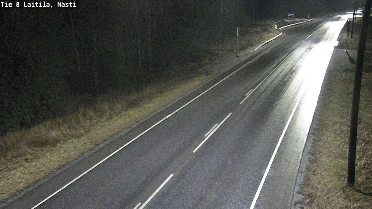 Weather Camera Image Road 8 Laitila, Nästi, Laitila, Varsinais-Suomi