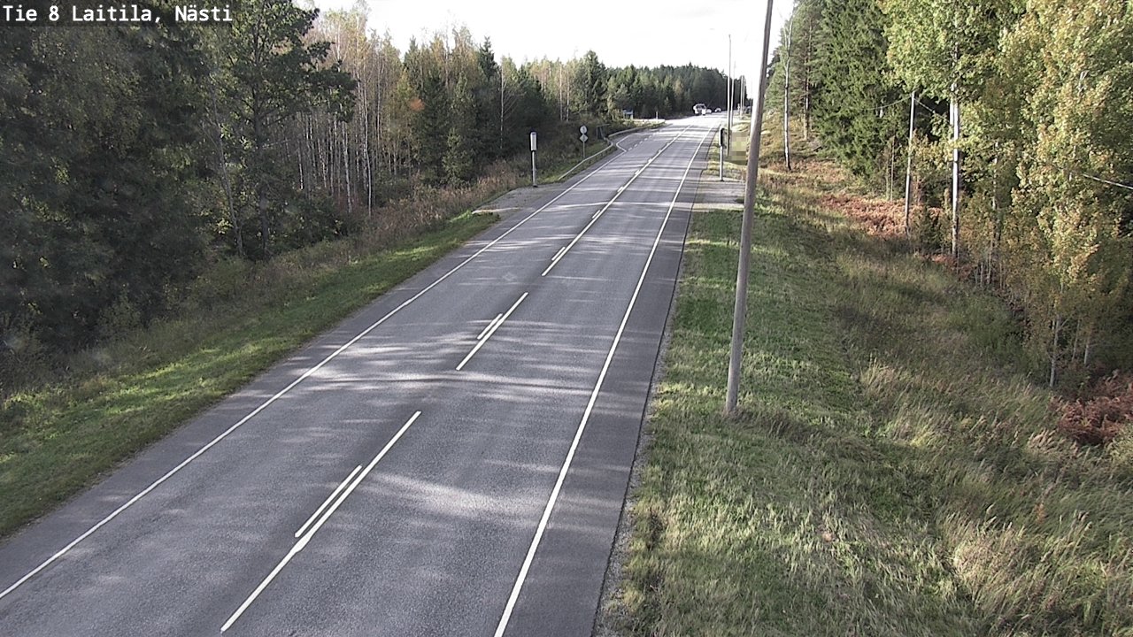 Weather Camera Image Road 8  Laitila, Nästi, Laitila, Varsinais-Suomi