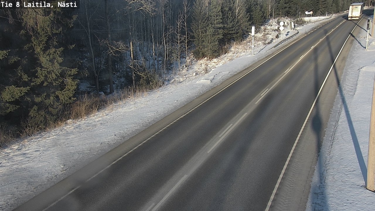 Weather Camera Image Road 8  Laitila, Nästi, Laitila, Varsinais-Suomi