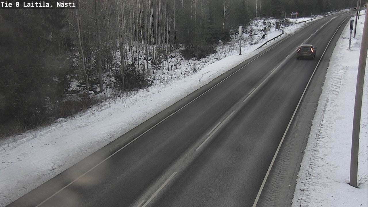 Weather Camera Image Road 8  Laitila, Nästi, Laitila, Varsinais-Suomi