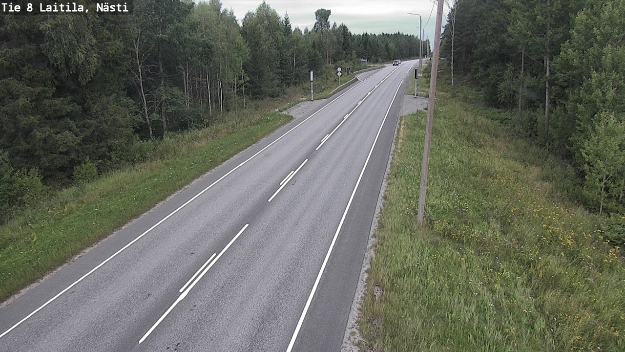 Weather Camera Image Road 8  Laitila, Nästi, Laitila, Varsinais-Suomi
