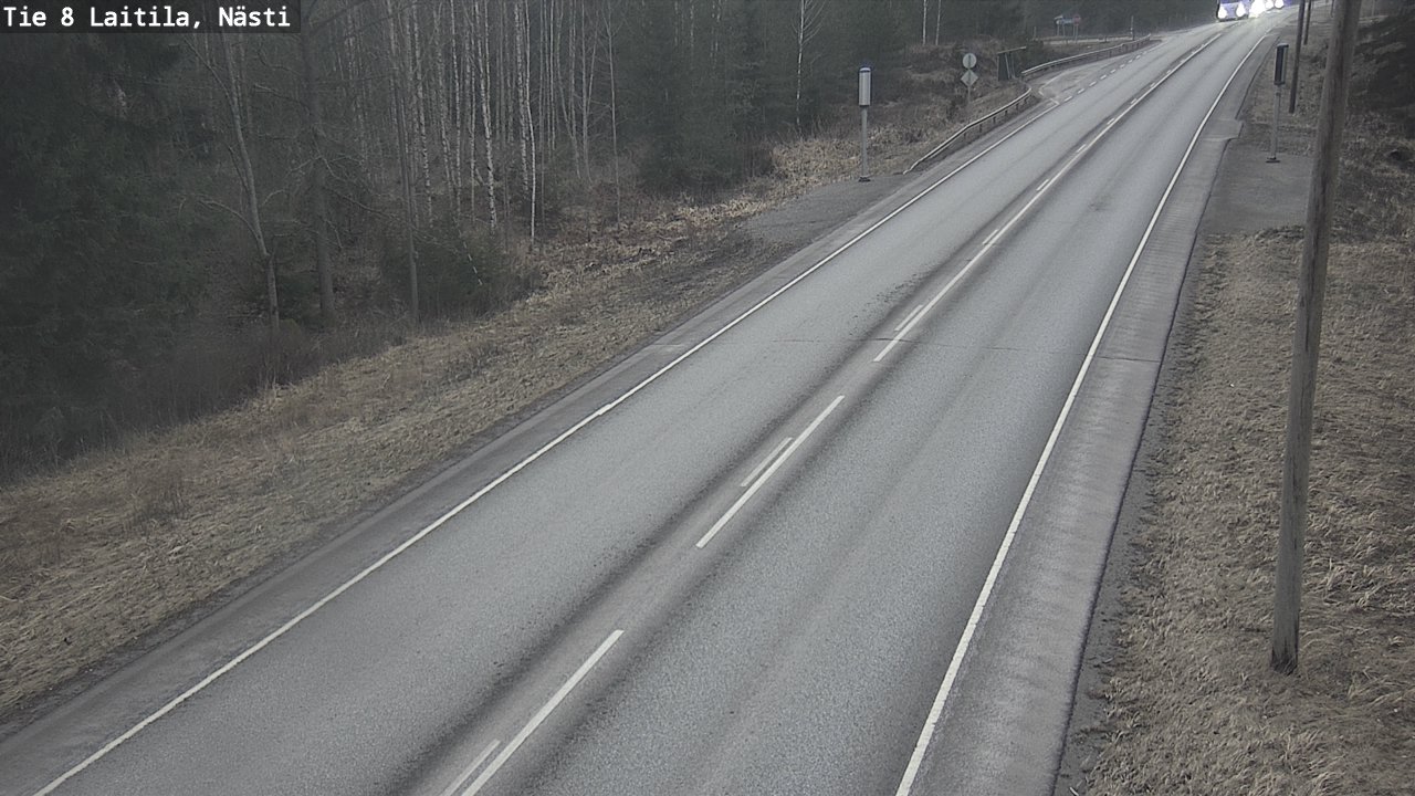 Weather Camera Image Road 8  Laitila, Nästi, Laitila, Varsinais-Suomi