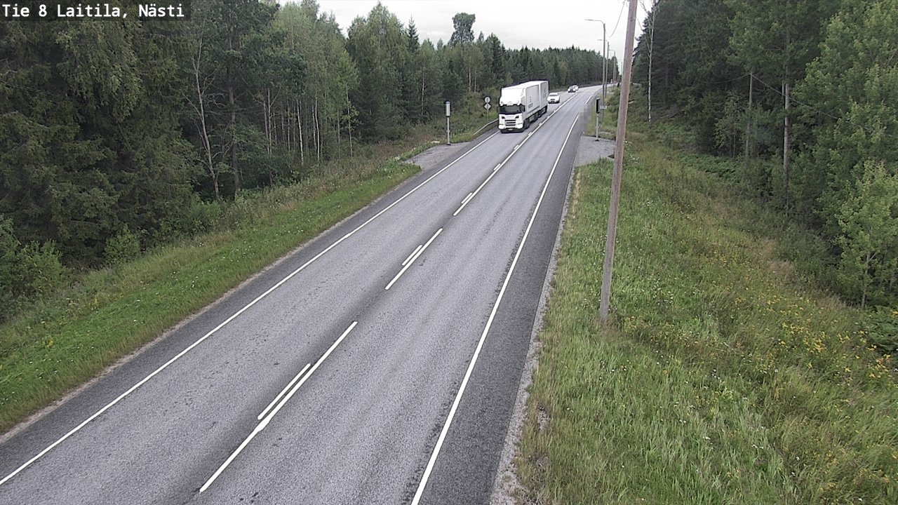 Weather Camera Image Road 8  Laitila, Nästi, Laitila, Varsinais-Suomi