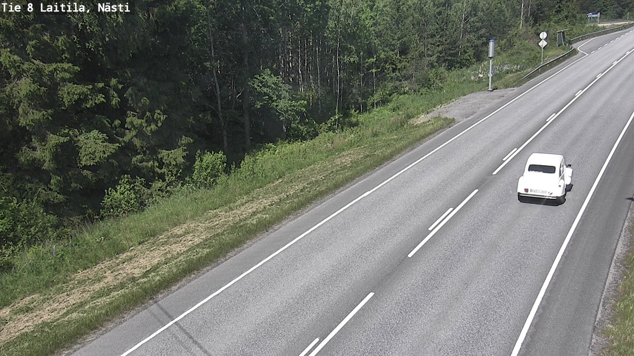 Weather Camera Image Väg 8  Letala, Nästi, Laitila, Varsinais-Suomi