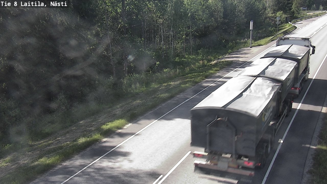 Weather Camera Image Väg 8  Letala, Nästi, Laitila, Varsinais-Suomi