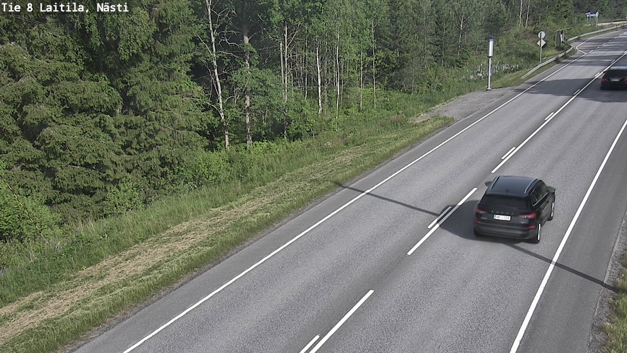 Weather Camera Image Road 8  Laitila, Nästi, Laitila, Varsinais-Suomi