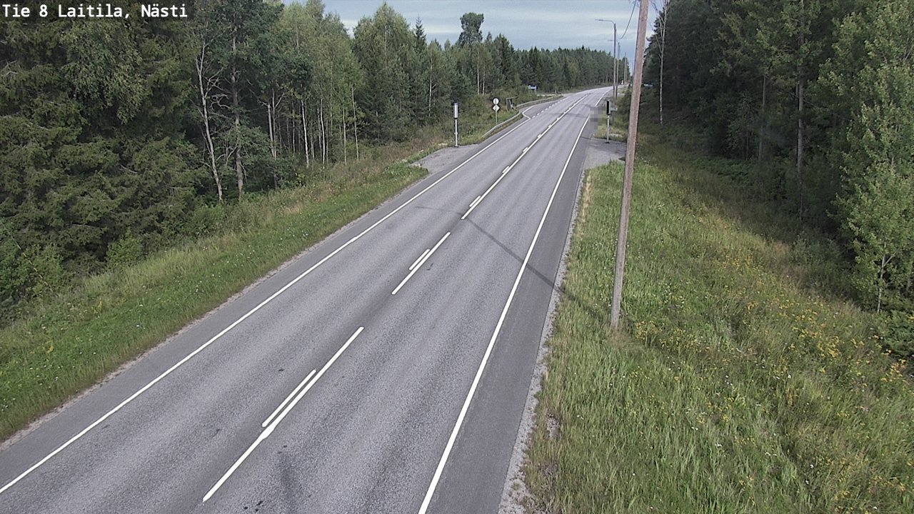 Weather Camera Image Road 8  Laitila, Nästi, Laitila, Varsinais-Suomi