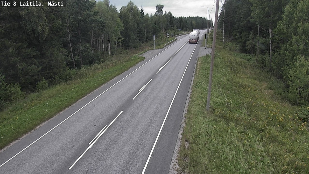 Weather Camera Image Road 8  Laitila, Nästi, Laitila, Varsinais-Suomi