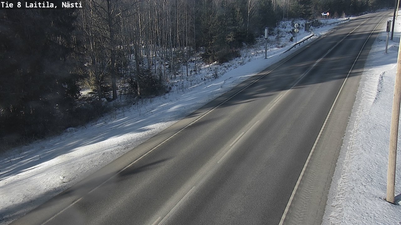 Weather Camera Image Road 8  Laitila, Nästi, Laitila, Varsinais-Suomi