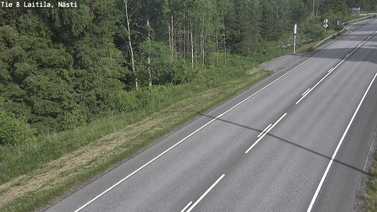 Weather Camera Image Road 8  Laitila, Nästi, Laitila, Varsinais-Suomi