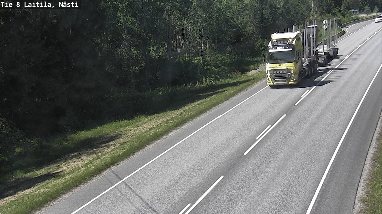 Weather Camera Image Väg 8  Letala, Nästi, Laitila, Varsinais-Suomi
