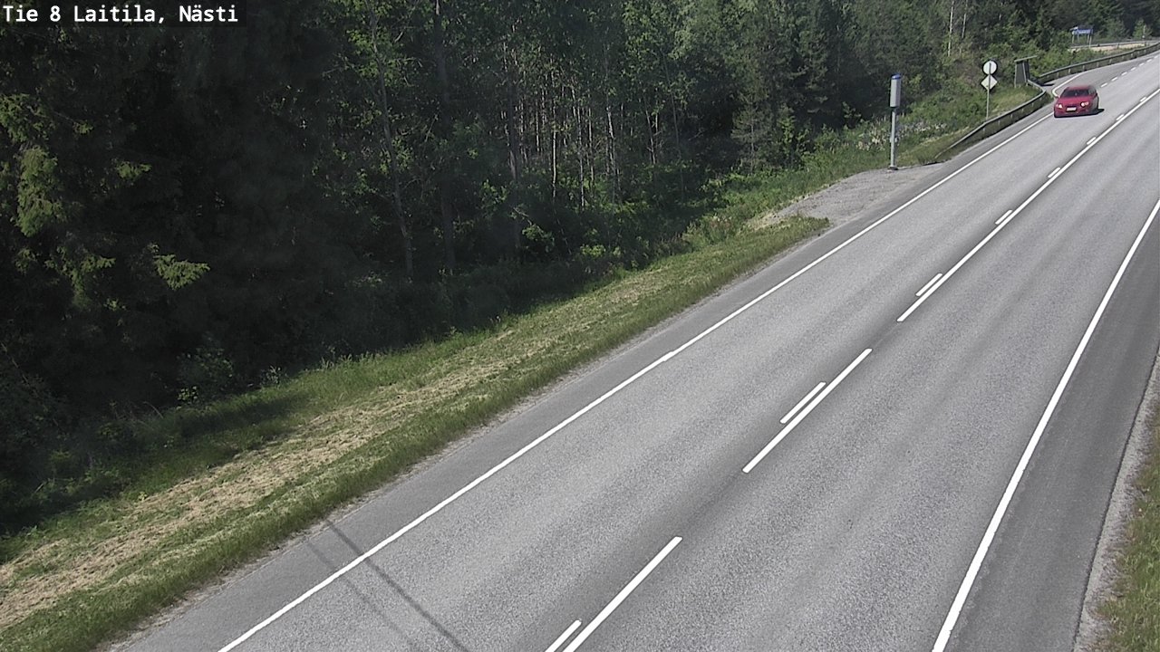 Weather Camera Image Väg 8  Letala, Nästi, Laitila, Varsinais-Suomi