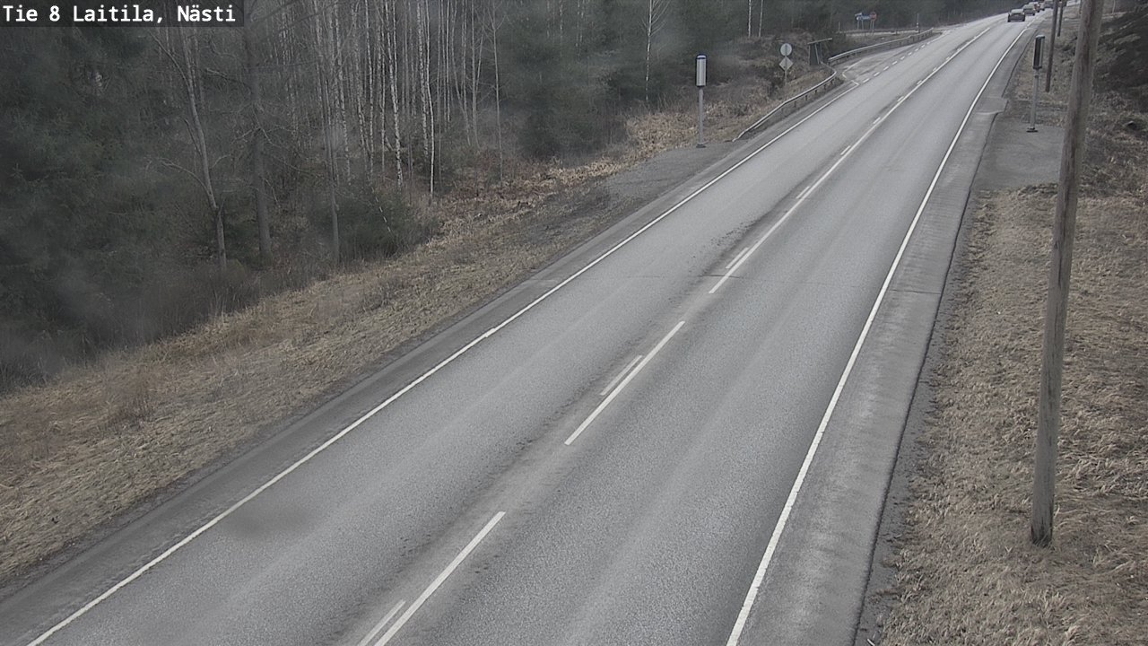Weather Camera Image Road 8  Laitila, Nästi, Laitila, Varsinais-Suomi