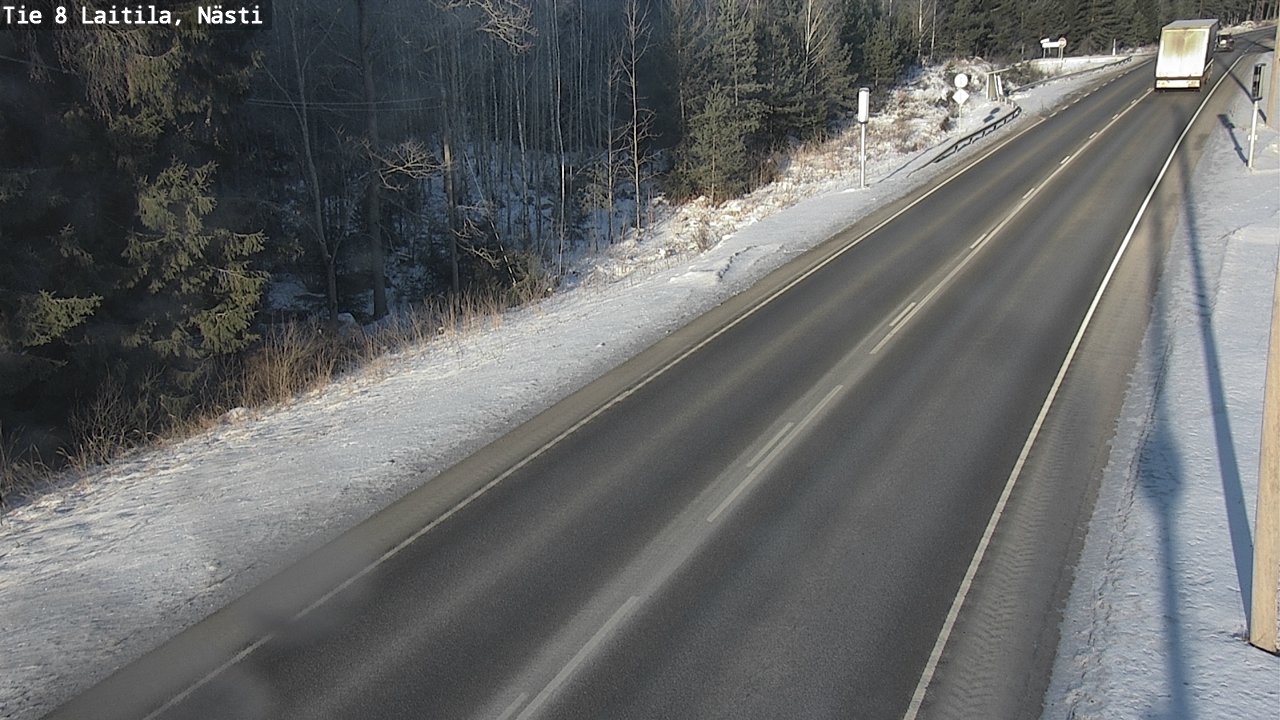 Weather Camera Image Road 8  Laitila, Nästi, Laitila, Varsinais-Suomi