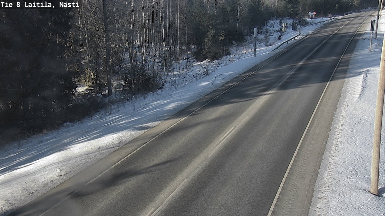 Weather Camera Image Road 8  Laitila, Nästi, Laitila, Varsinais-Suomi