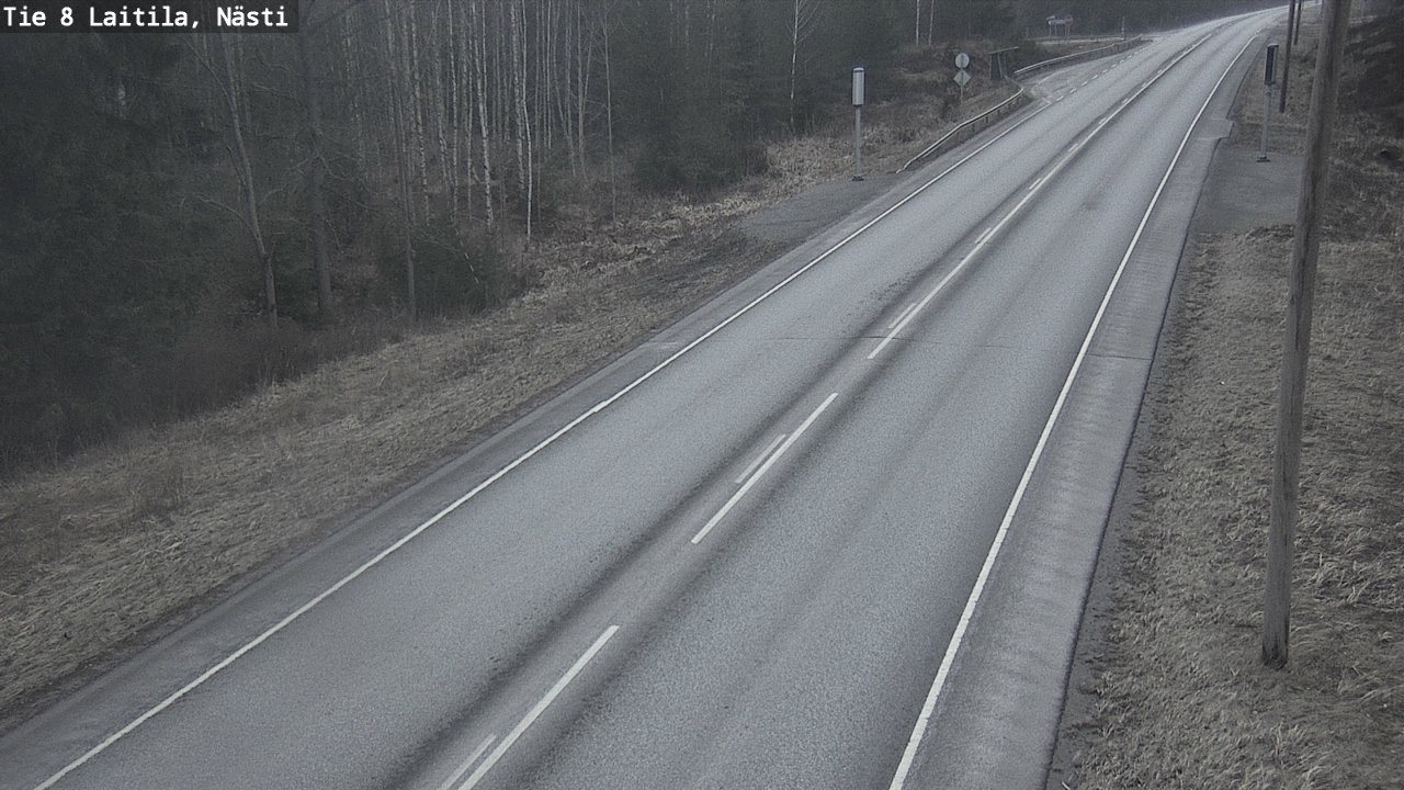 Weather Camera Image Road 8  Laitila, Nästi, Laitila, Varsinais-Suomi