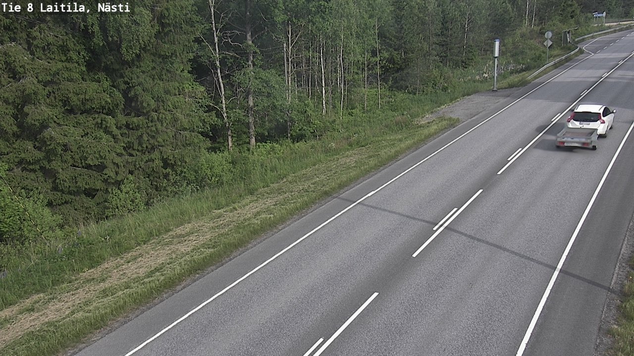 Weather Camera Image Road 8  Laitila, Nästi, Laitila, Varsinais-Suomi