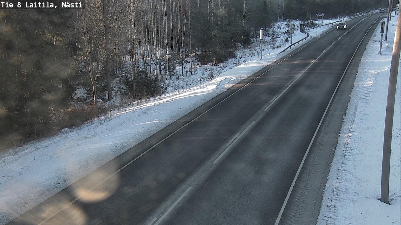 Weather Camera Image Road 8  Laitila, Nästi, Laitila, Varsinais-Suomi