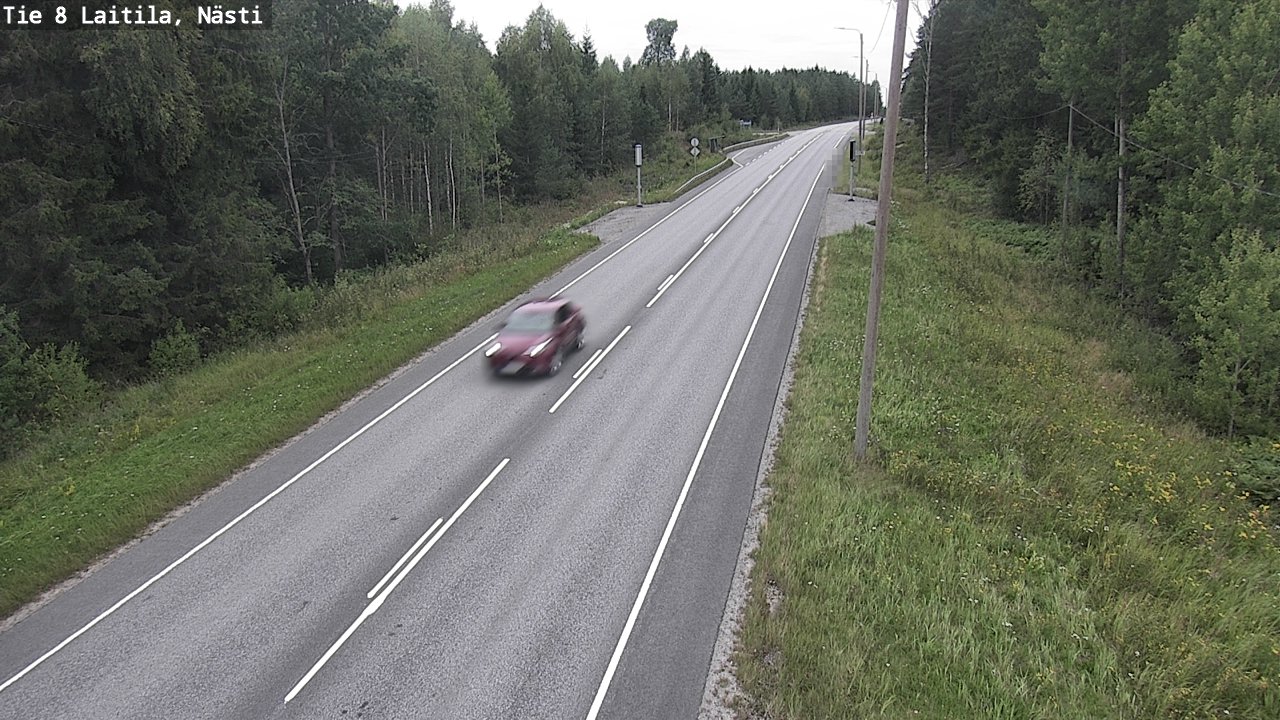 Weather Camera Image Road 8  Laitila, Nästi, Laitila, Varsinais-Suomi