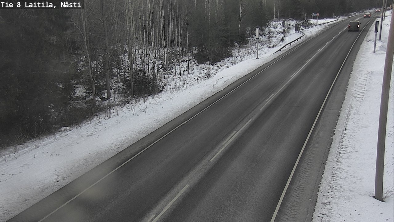 Weather Camera Image Road 8  Laitila, Nästi, Laitila, Varsinais-Suomi