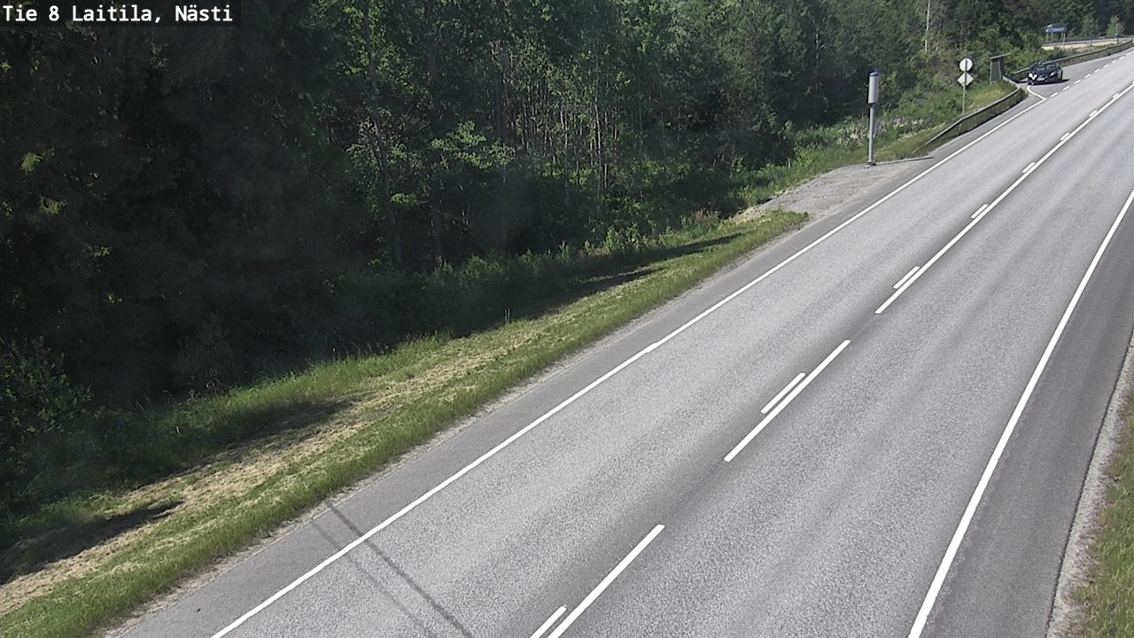 Weather Camera Image Väg 8  Letala, Nästi, Laitila, Varsinais-Suomi