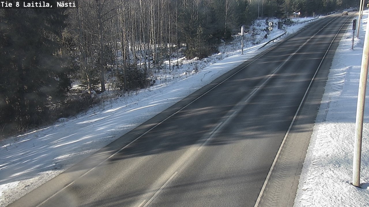 Weather Camera Image Road 8  Laitila, Nästi, Laitila, Varsinais-Suomi