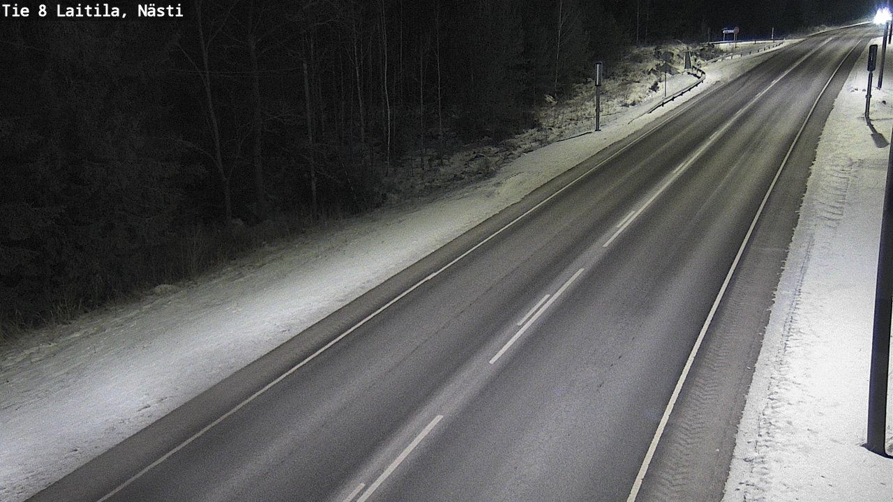 Weather Camera Image Väg 8  Letala, Nästi, Laitila, Varsinais-Suomi