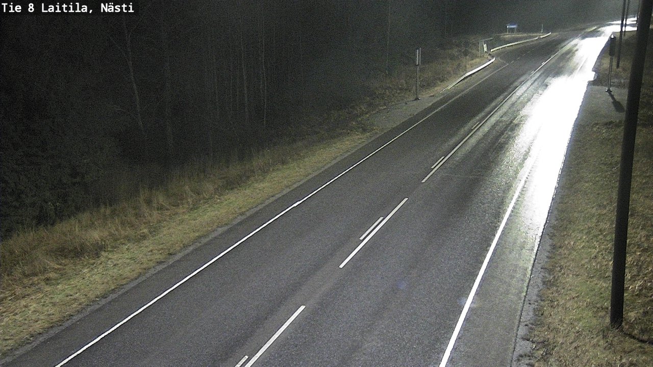 Weather Camera Image Road 8 Laitila, Nästi, Laitila, Varsinais-Suomi