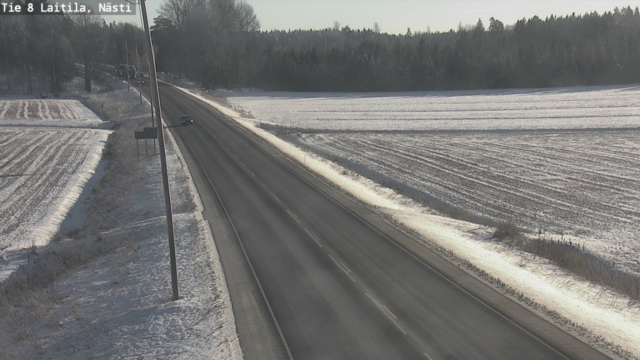 Weather Camera Image Road 8  Laitila, Nästi, Laitila, Varsinais-Suomi