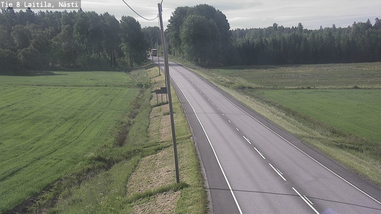Weather Camera Image Road 8  Laitila, Nästi, Laitila, Varsinais-Suomi