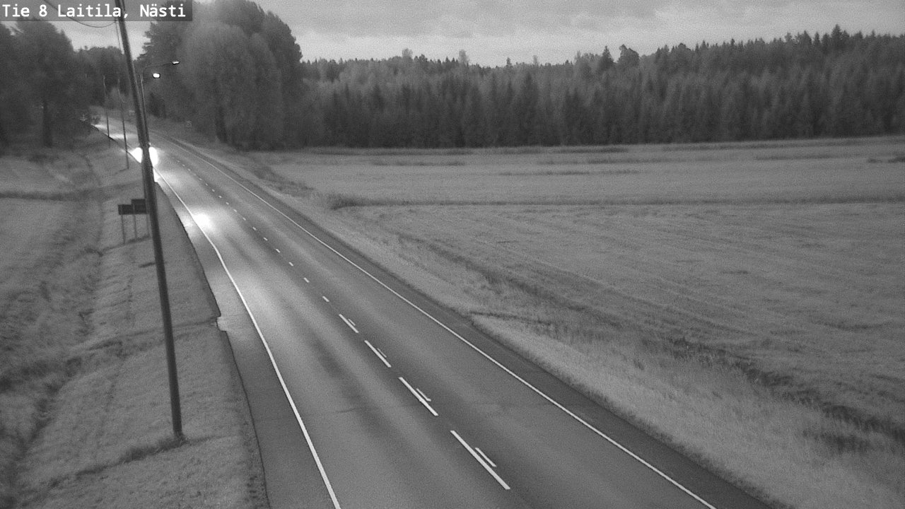 Weather Camera Image Väg 8  Letala, Nästi, Laitila, Varsinais-Suomi