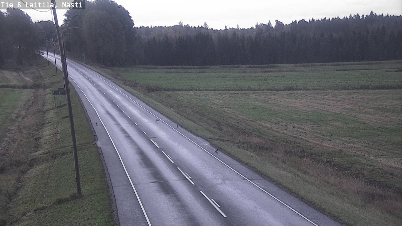 Weather Camera Image Väg 8  Letala, Nästi, Laitila, Varsinais-Suomi
