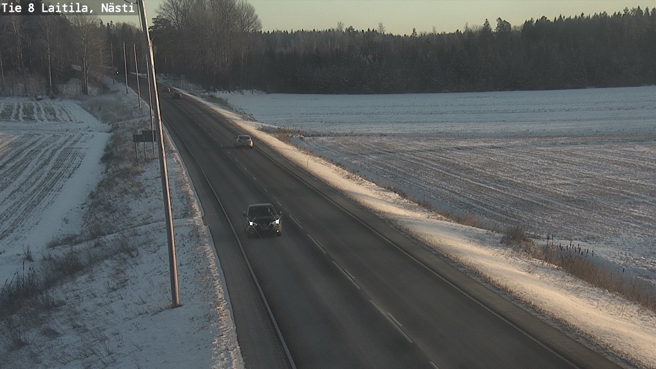 Weather Camera Image Road 8  Laitila, Nästi, Laitila, Varsinais-Suomi
