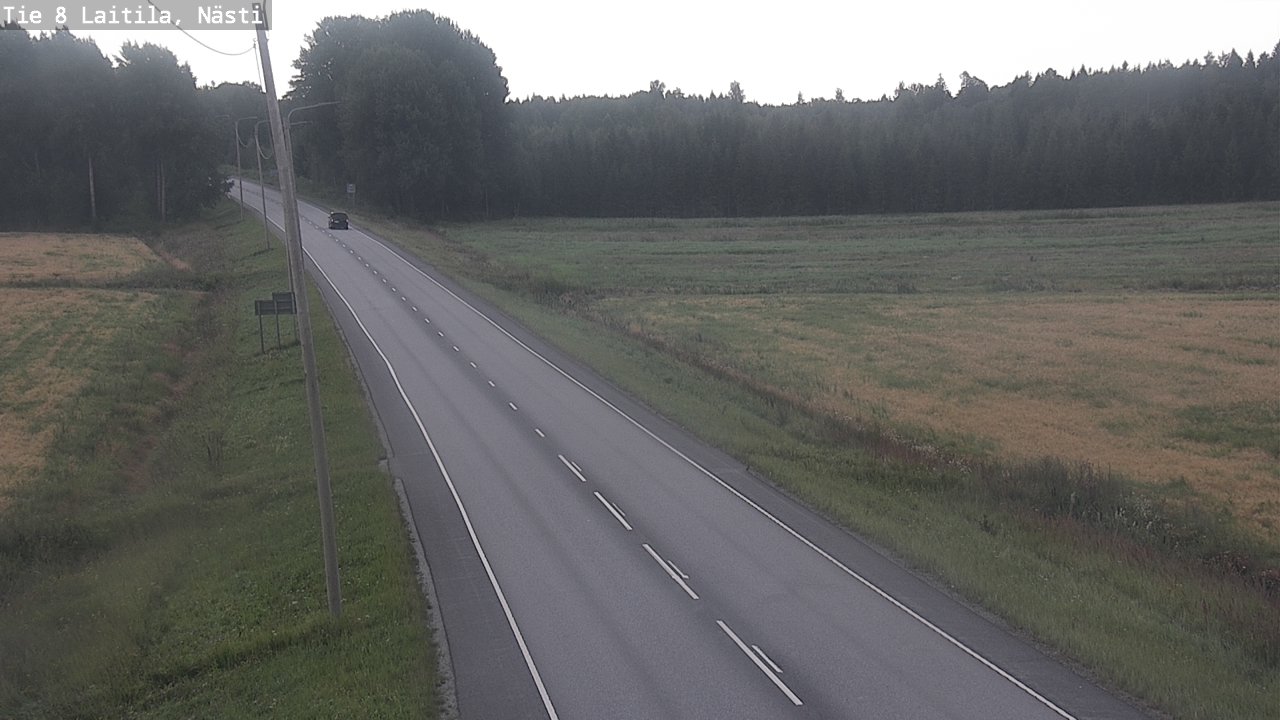 Weather Camera Image Väg 8  Letala, Nästi, Laitila, Varsinais-Suomi