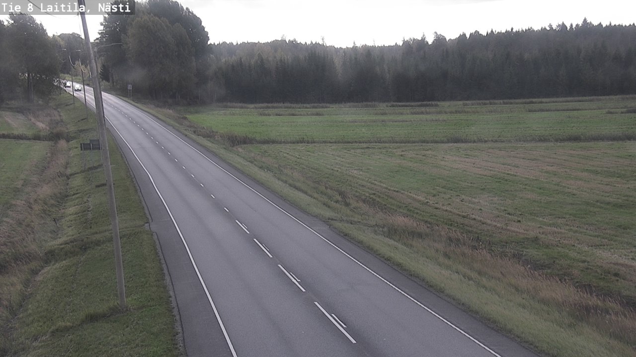 Weather Camera Image Road 8  Laitila, Nästi, Laitila, Varsinais-Suomi
