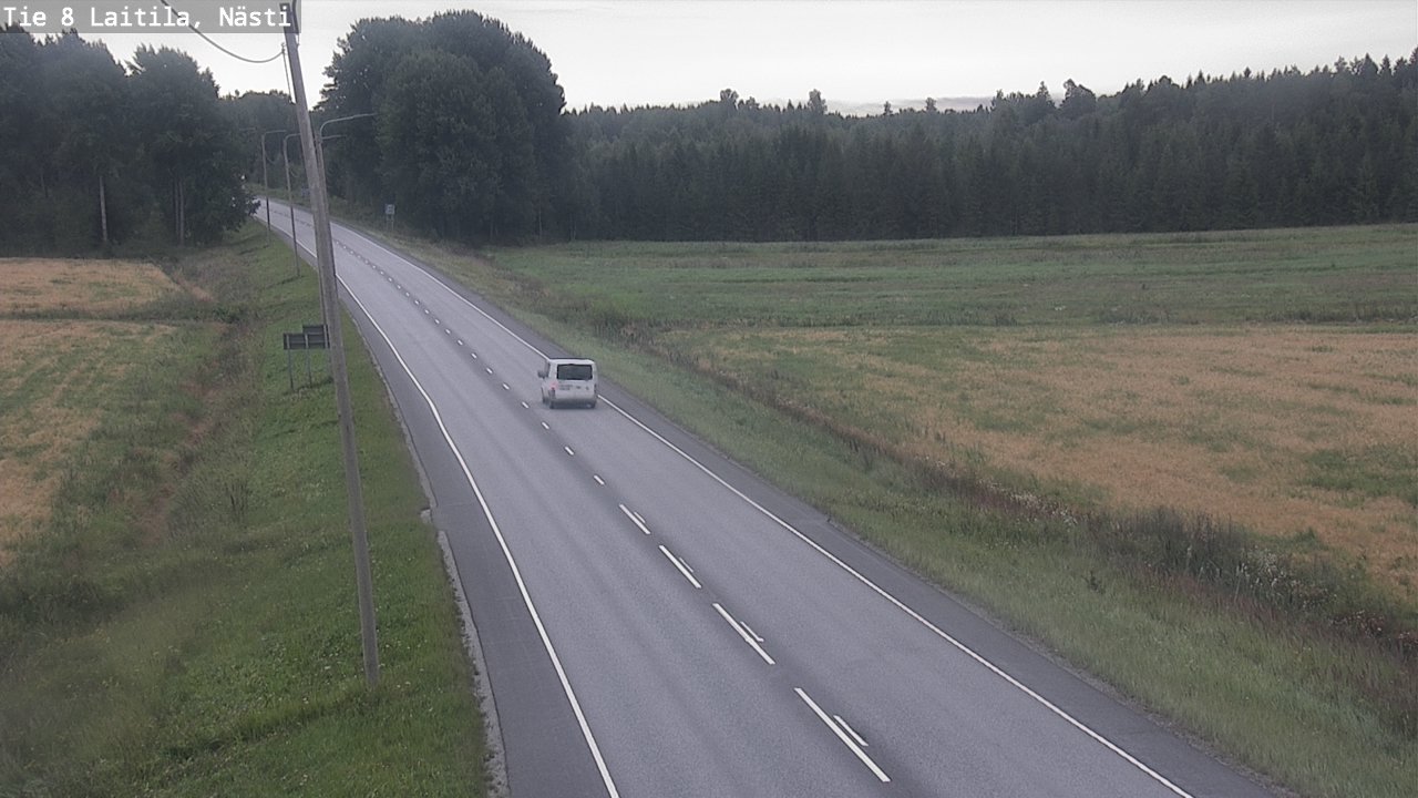 Weather Camera Image Väg 8  Letala, Nästi, Laitila, Varsinais-Suomi