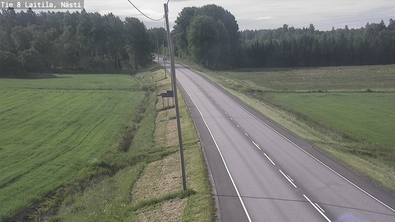 Weather Camera Image Road 8  Laitila, Nästi, Laitila, Varsinais-Suomi