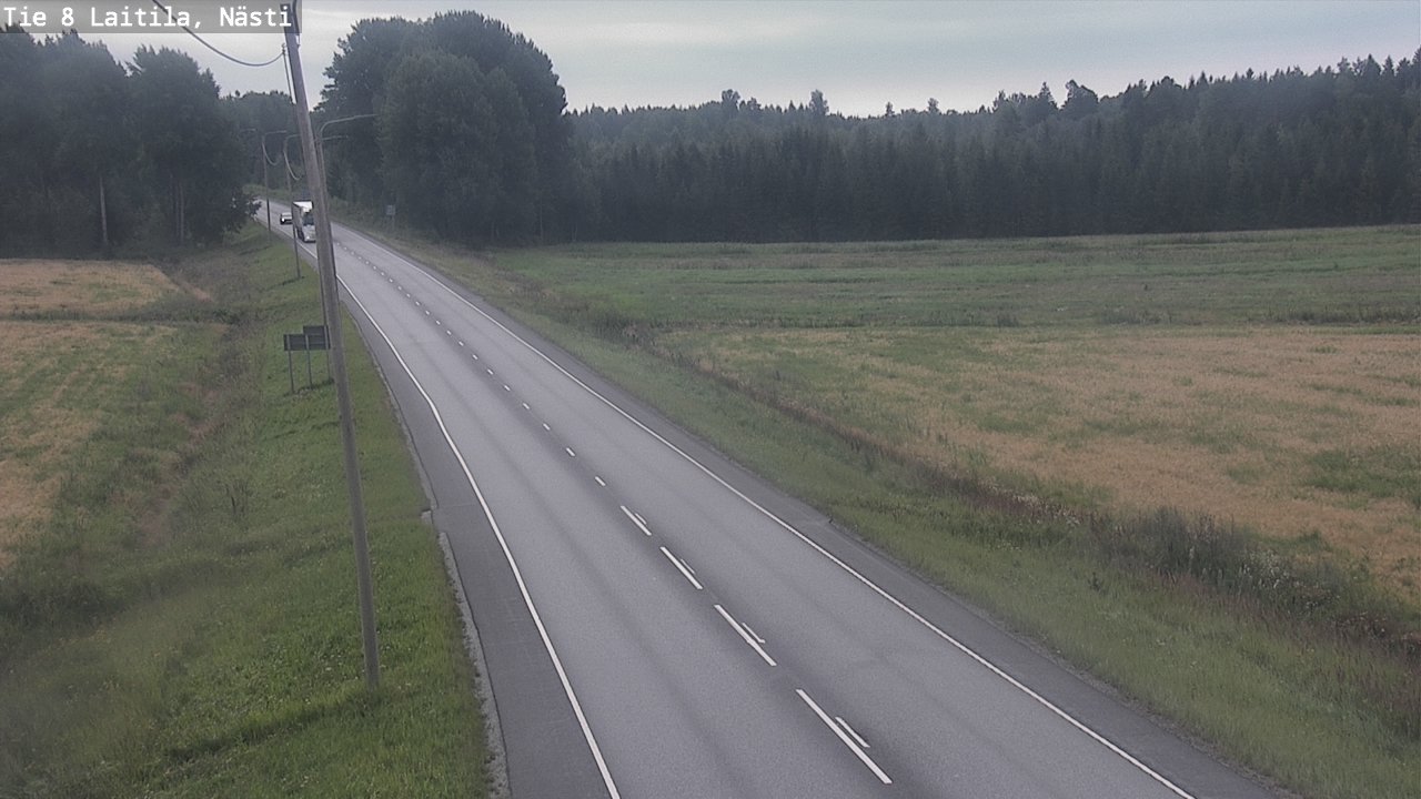 Weather Camera Image Väg 8  Letala, Nästi, Laitila, Varsinais-Suomi