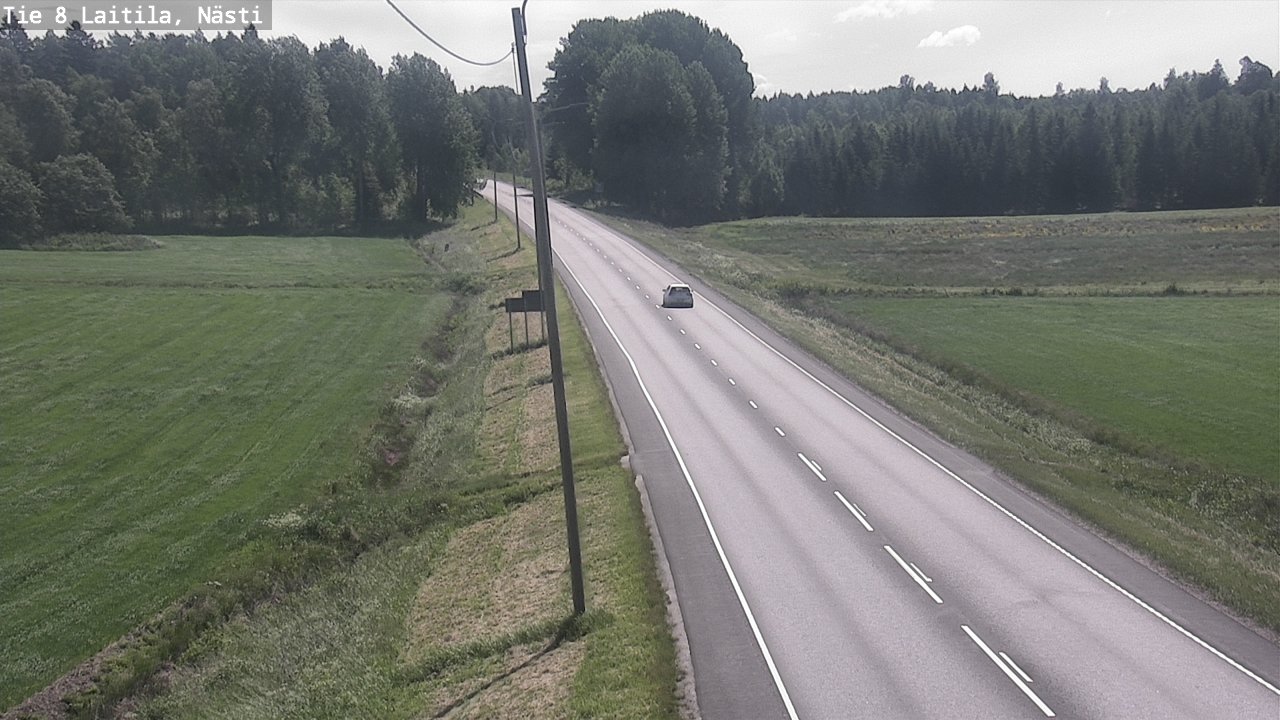 Weather Camera Image Väg 8  Letala, Nästi, Laitila, Varsinais-Suomi