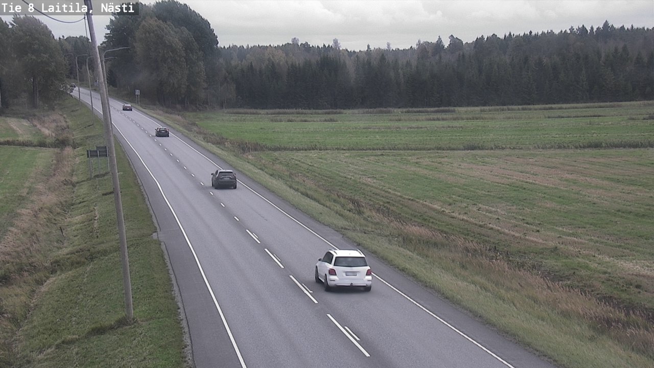 Weather Camera Image Väg 8  Letala, Nästi, Laitila, Varsinais-Suomi