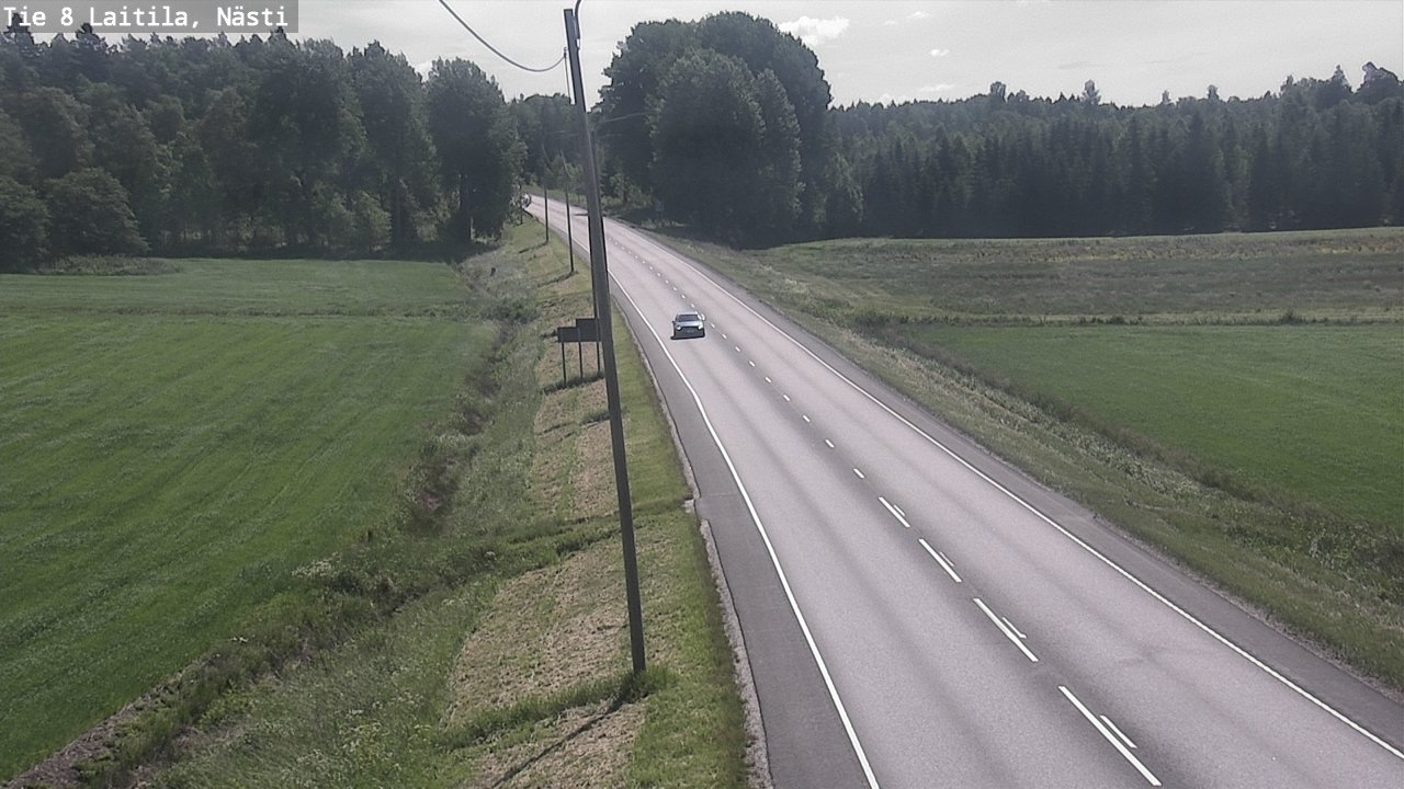 Weather Camera Image Väg 8  Letala, Nästi, Laitila, Varsinais-Suomi