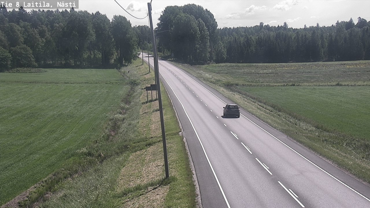 Weather Camera Image Väg 8  Letala, Nästi, Laitila, Varsinais-Suomi