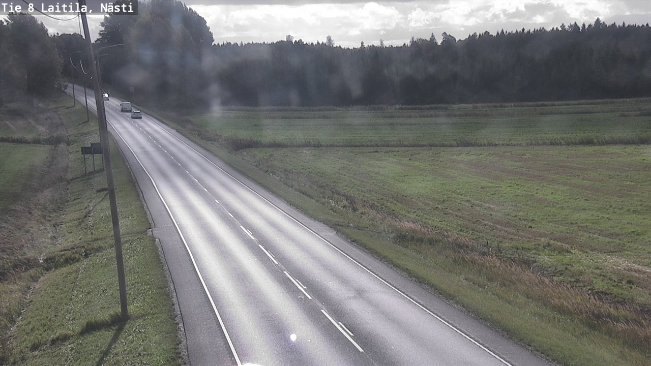 Weather Camera Image Road 8  Laitila, Nästi, Laitila, Varsinais-Suomi