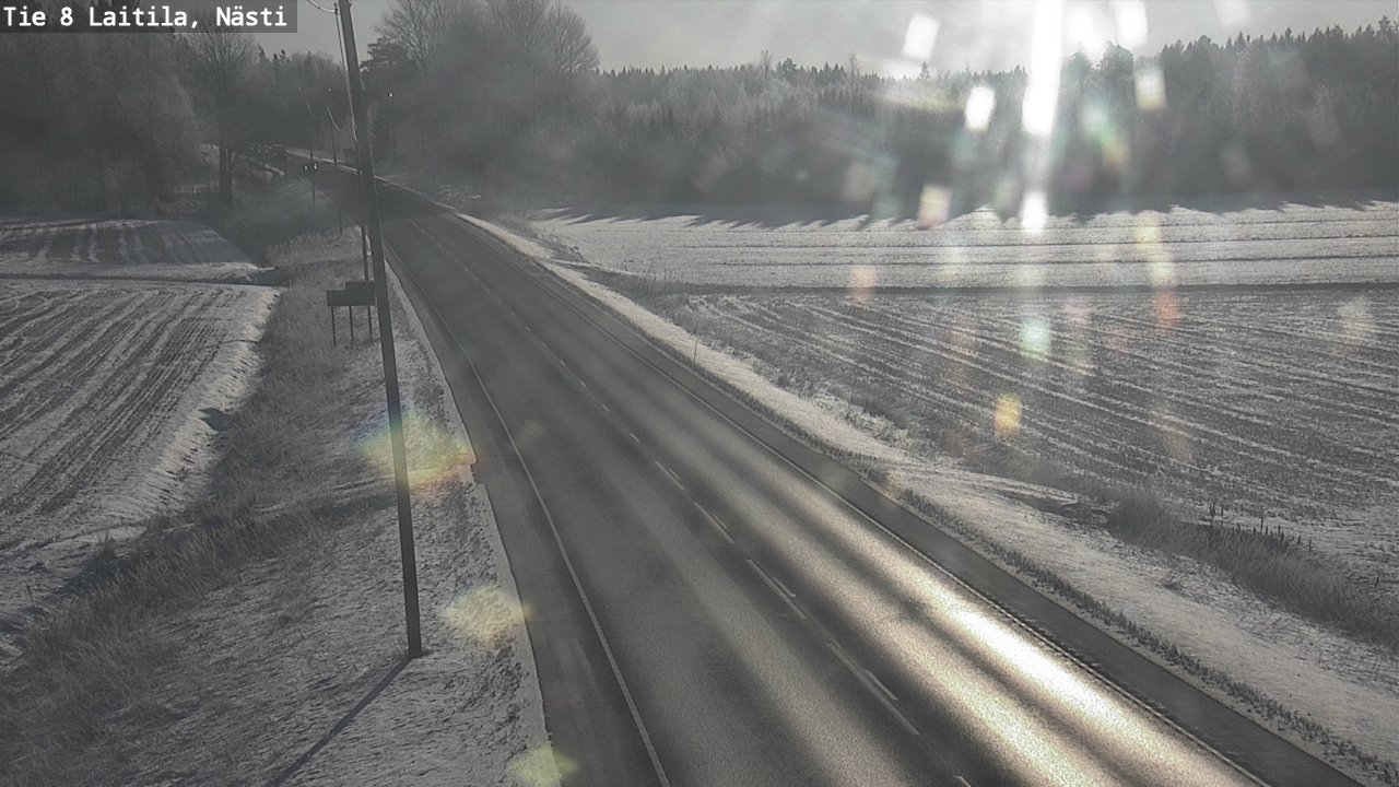 Weather Camera Image Road 8  Laitila, Nästi, Laitila, Varsinais-Suomi