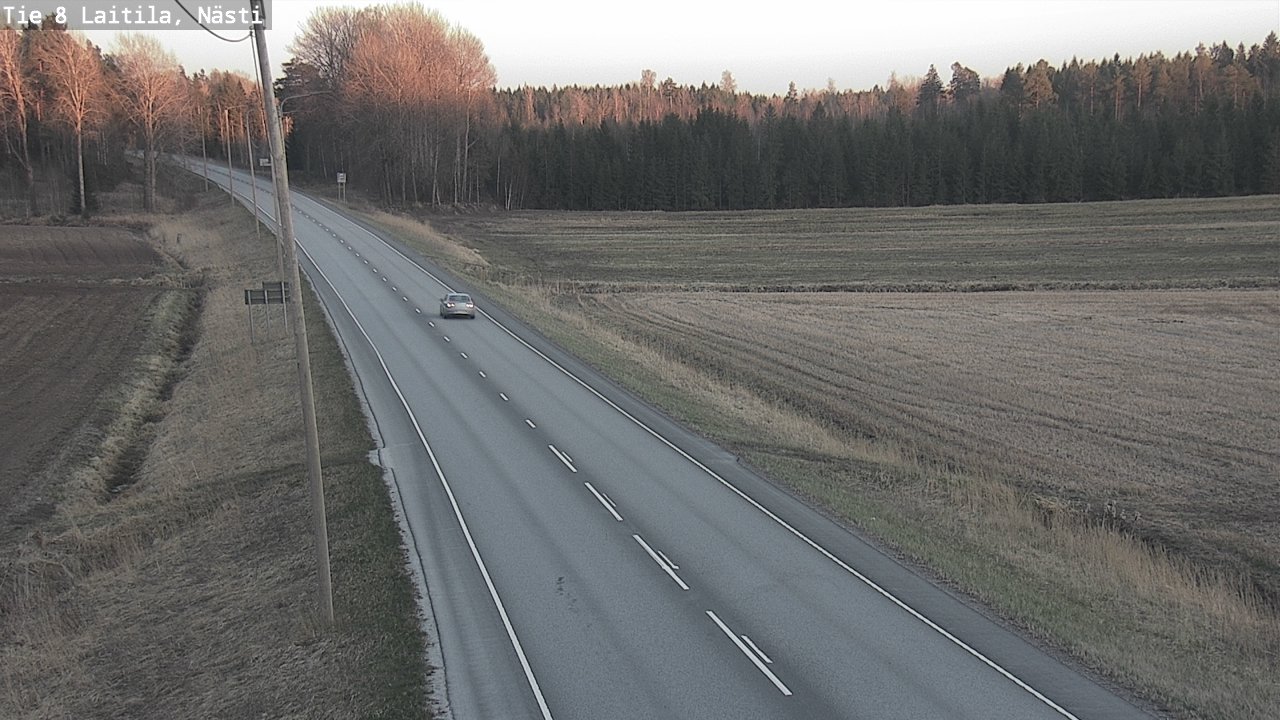 Weather Camera Image Road 8  Laitila, Nästi, Laitila, Varsinais-Suomi
