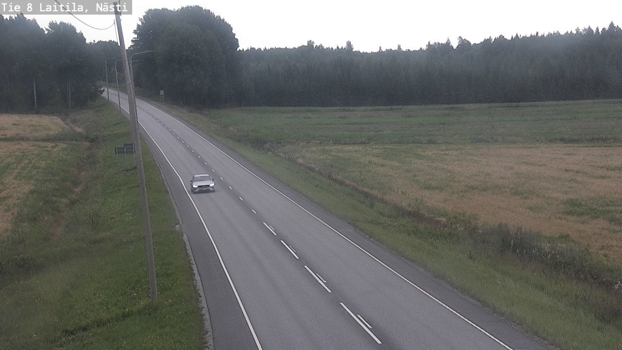 Weather Camera Image Road 8  Laitila, Nästi, Laitila, Varsinais-Suomi