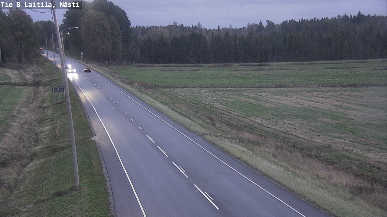Weather Camera Image Väg 8  Letala, Nästi, Laitila, Varsinais-Suomi