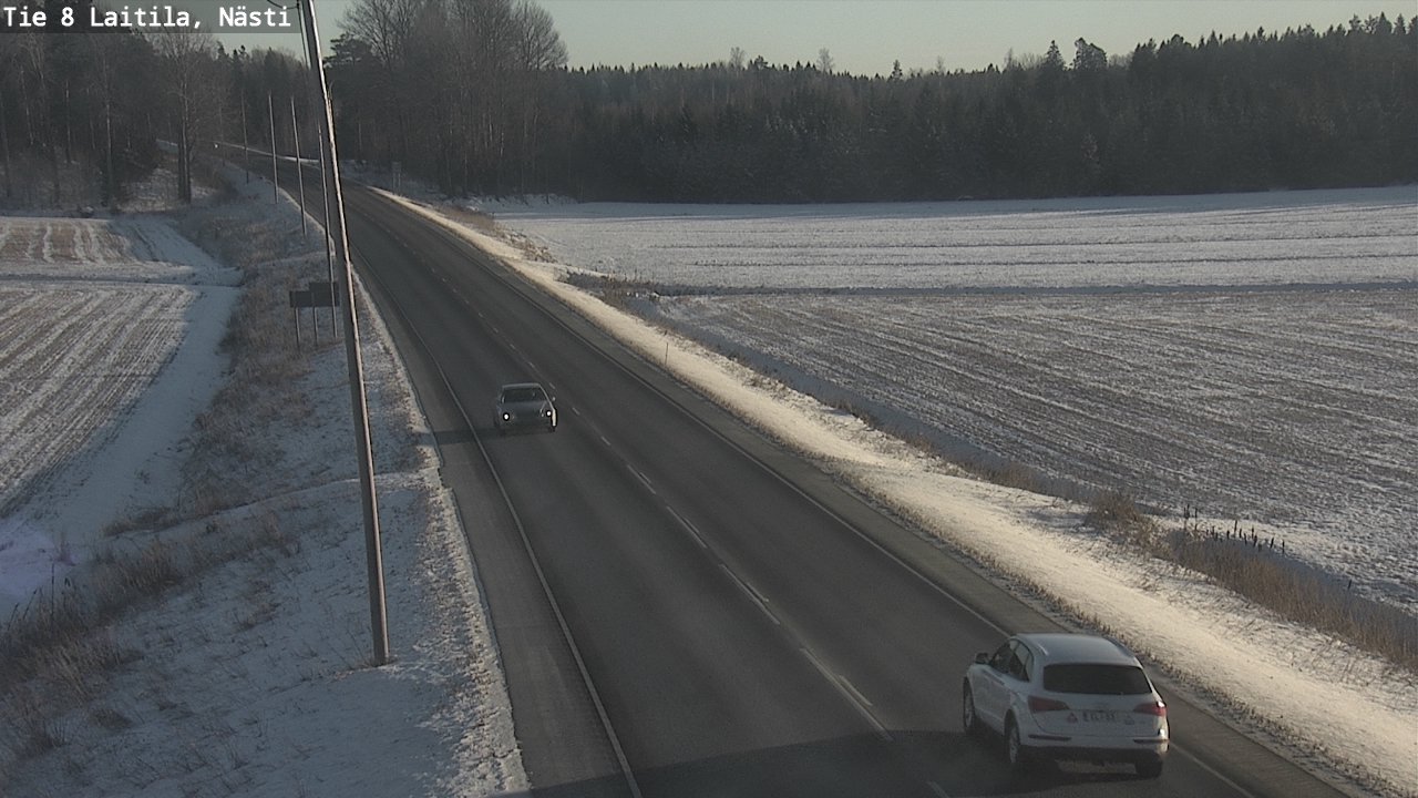 Weather Camera Image Road 8  Laitila, Nästi, Laitila, Varsinais-Suomi