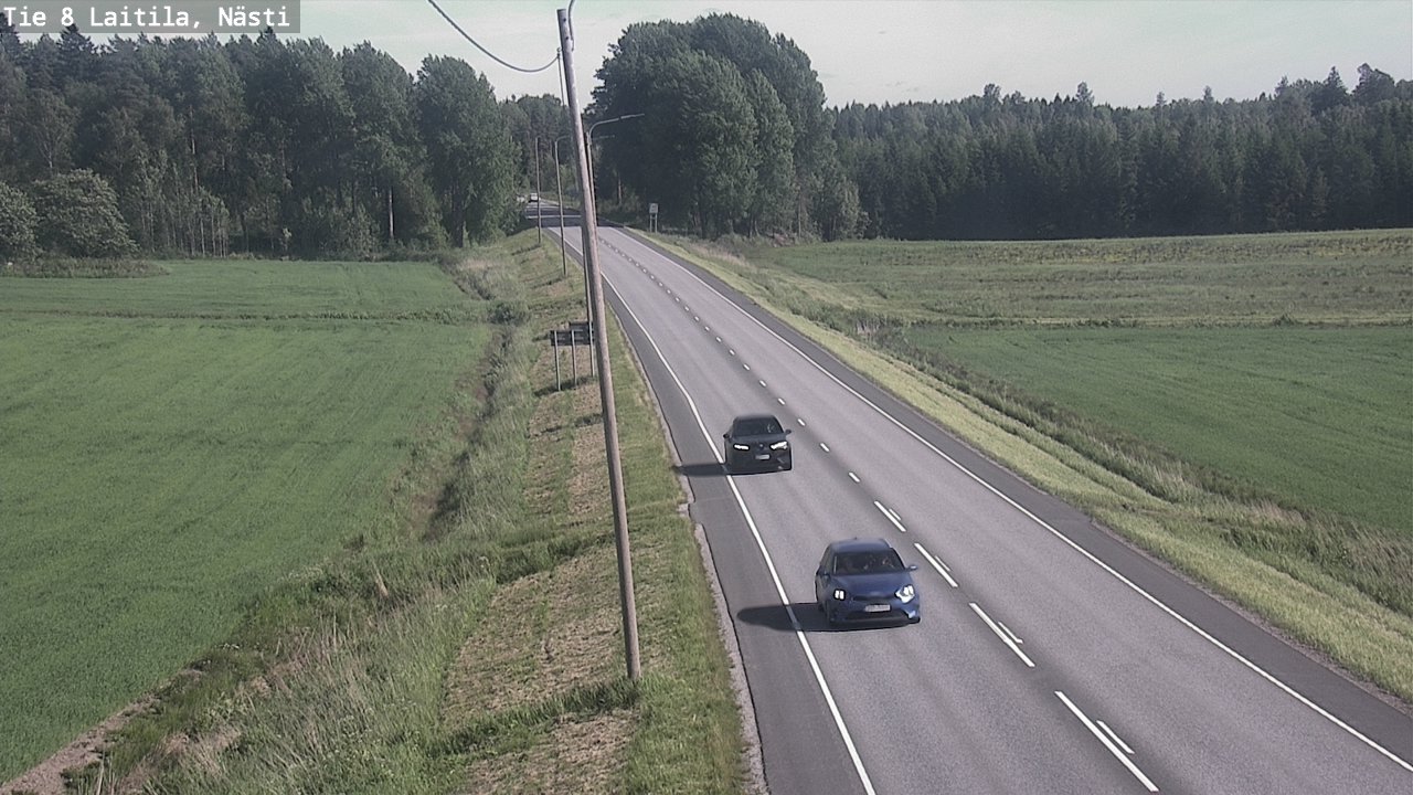 Weather Camera Image Road 8  Laitila, Nästi, Laitila, Varsinais-Suomi